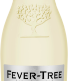 Fever-Tree Sicilian Lemonade bottle with yellow and white label on a white background