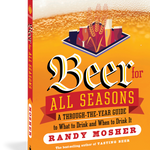 Book titled 'Beer for All Seasons' by Randy Mosher on a white background
