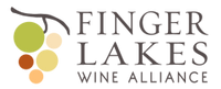 Logo of Finger Lakes Wine Alliance with colorful grapes and text