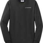 Black long sleeve Fulkerson WInery and Farm Tee shirt
