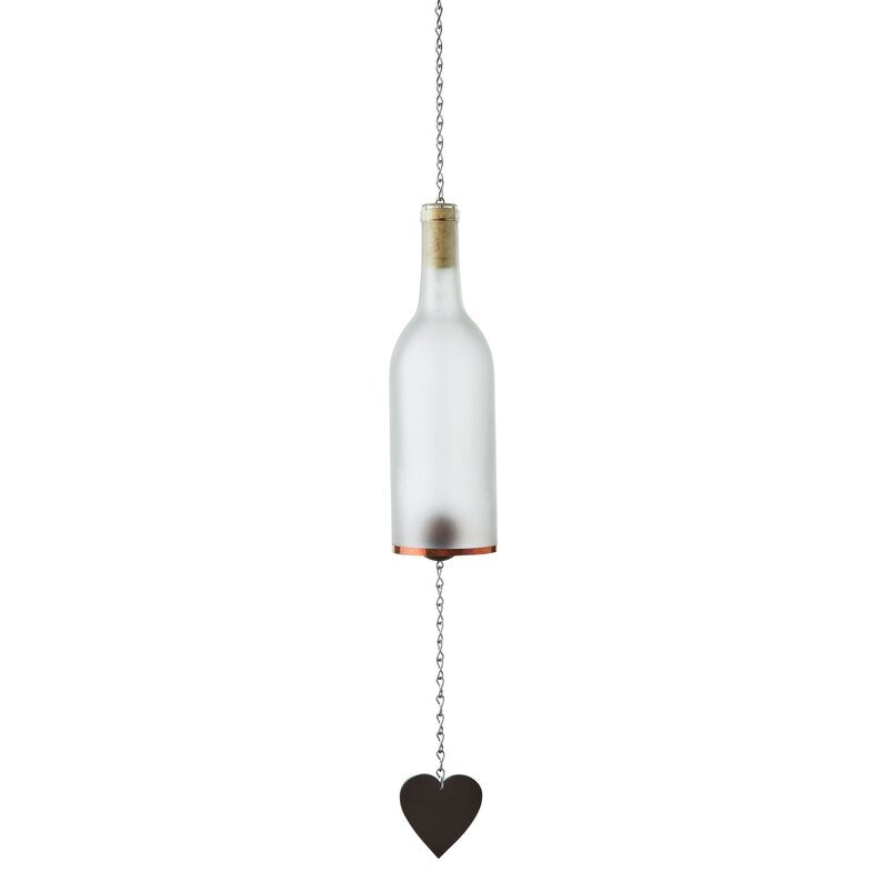 Decorative hanging light fixture with a heart-shaped pendant on a white background