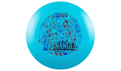 Blue disc with 'Archangel' branding on a transparent background
