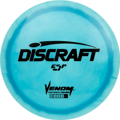 Blue disc with Discraft logo on a white background