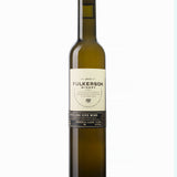 Bottle of Fulkerson Riesling Iced Wine on a white background