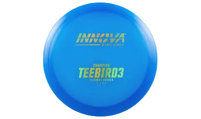 Blue disc with Innova branding on a transparent background