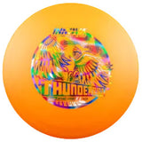 Colorful disc with 'G-T Thunderbird' text on a transparent background