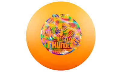 Colorful disc with 'G-T Thunderbird' text on a transparent background