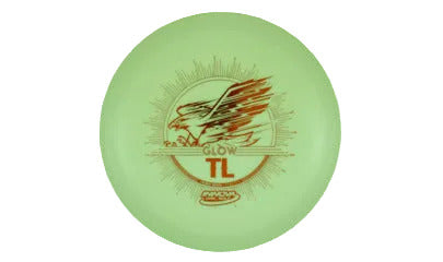 Green disc with an eagle logo and text on a transparent background