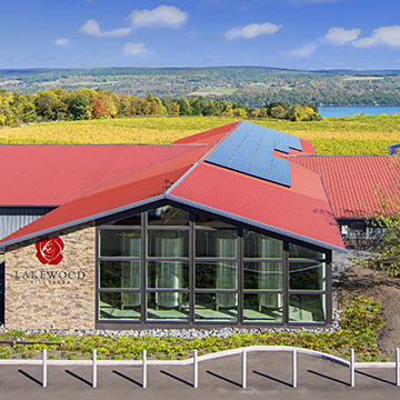 Lakewood Vineyards Tasting and Tank Room